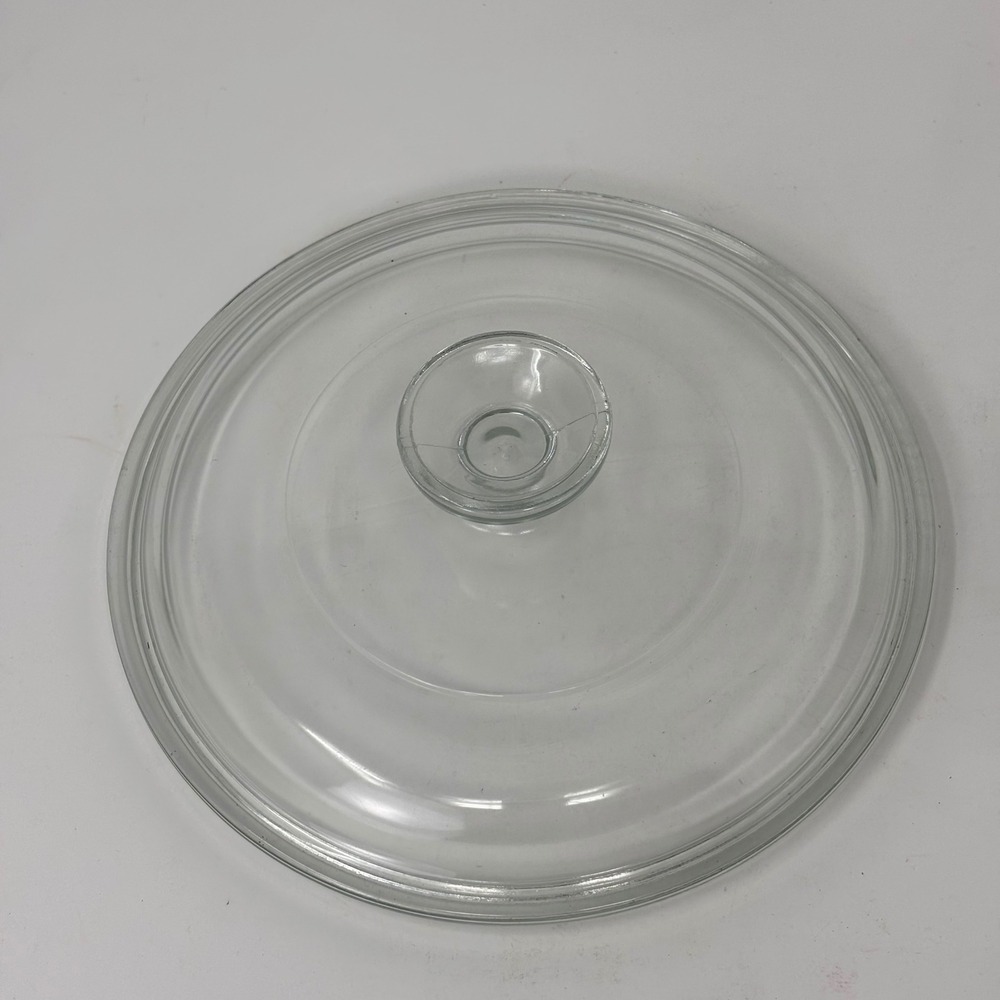 Vintage Pyrex Glass Lid 16 G5C Clear Replacement Cover 7.5 In 1990s Corningware